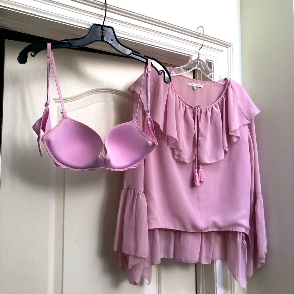 Victoria’s Secret Lilac 34 C Push Up T-Shirt Bra